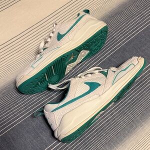 Jordan Women’s CMFT Era White and Teal Sneakers
